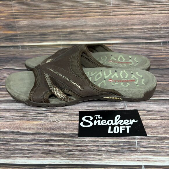 Merrell Terran Slide II Women's Brown‎ Slide Sandals - Picture 3 of 8